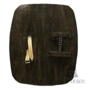 scudo di legno semplice